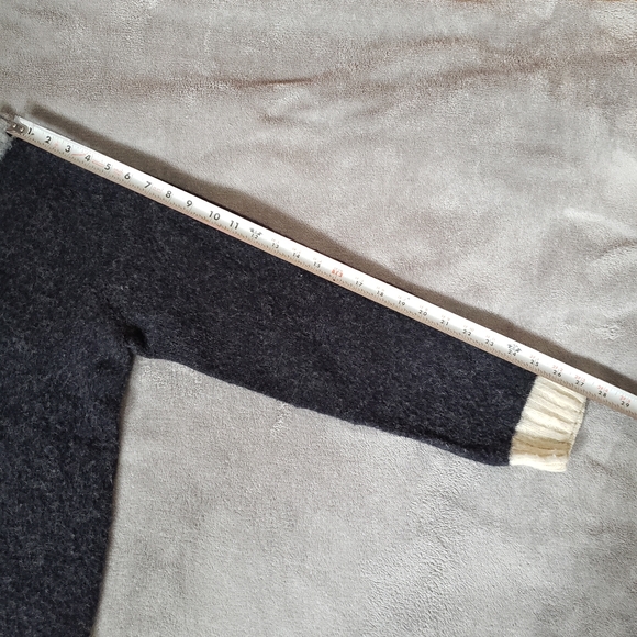 Howlin' Captain Harry Mens Charcoal Lambswool Med Scotland Colorblock Sweater - Picture 8 of 11